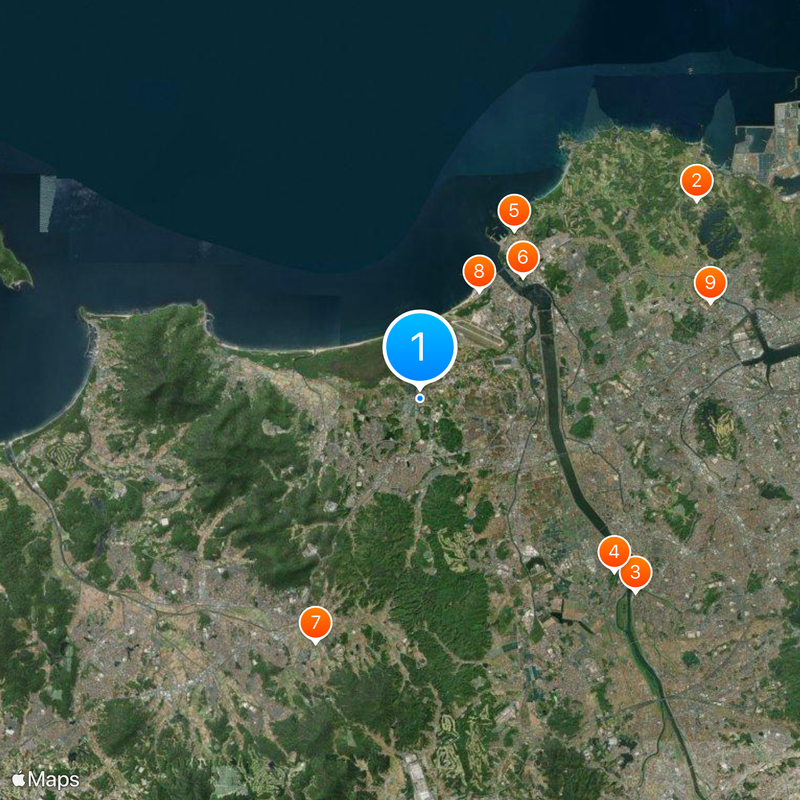 Distretto di Onga Mappa