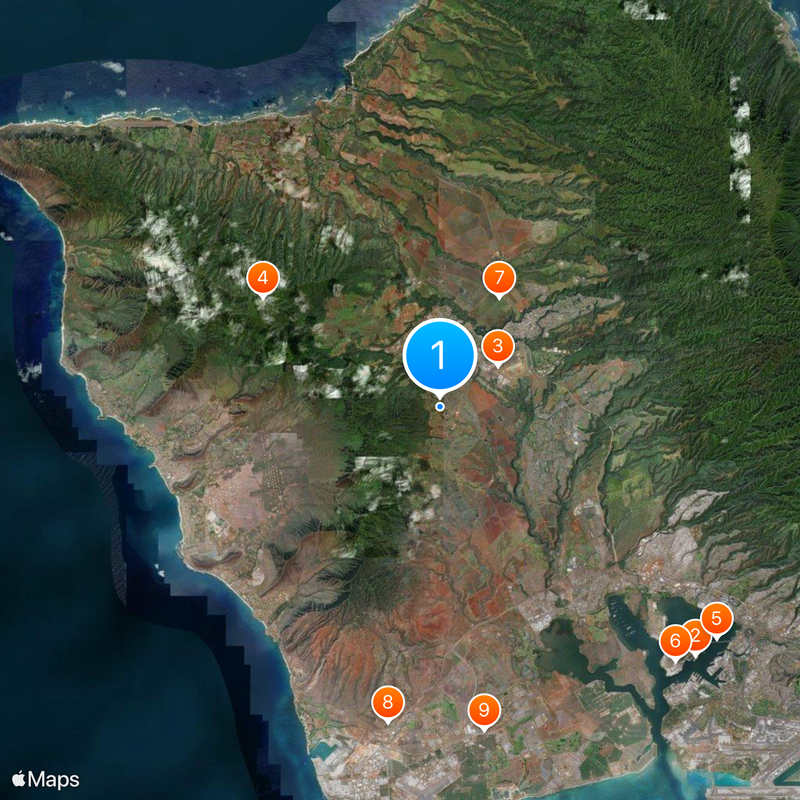 Kunia Camp Map