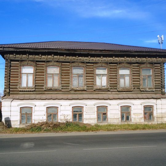 Дом, где помещался штаб Миасского красногвардейского отряда
