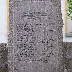 Denkmal für die Gefallenen des Ersten Weltkrieges Dresdener Straße (in der Kirchhofmauer)