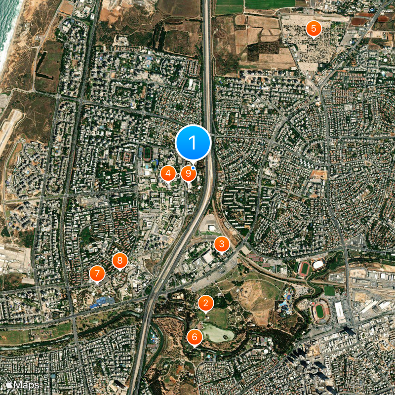 Israeli Educational Television Map