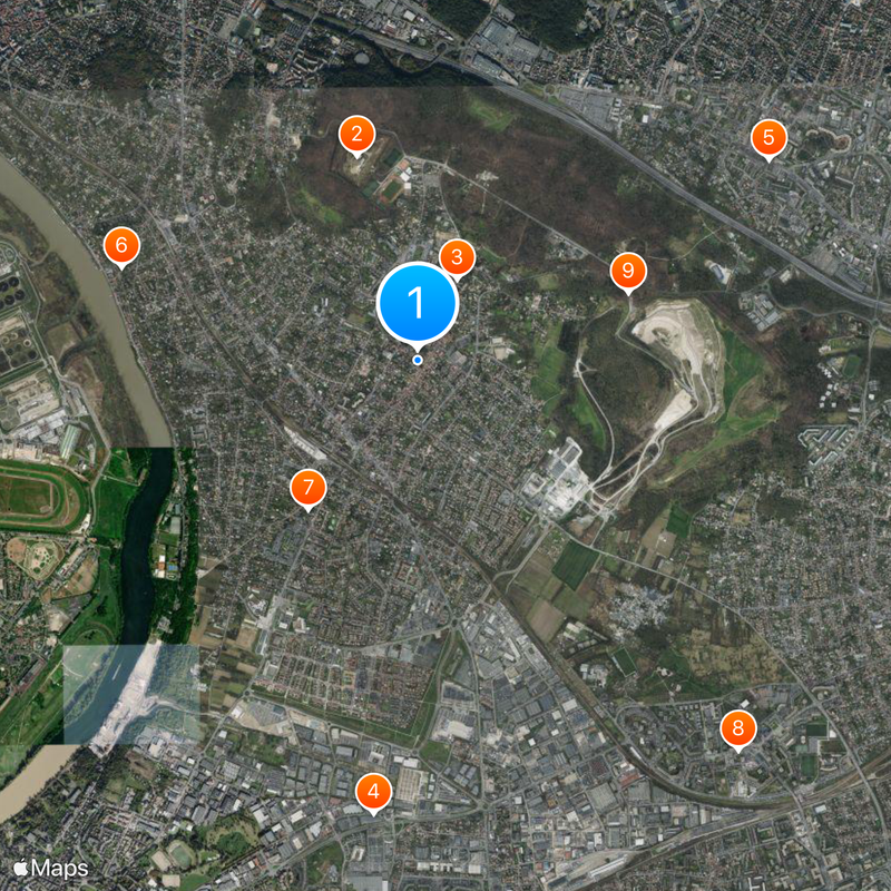 Cormeilles-en-Parisis Mappa