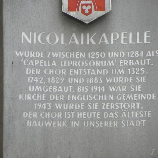 Stadttafel Nicolaikapelle