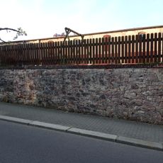 Mauer, Keller und Verbindungsgang Freiberger Straße 40 (bei)