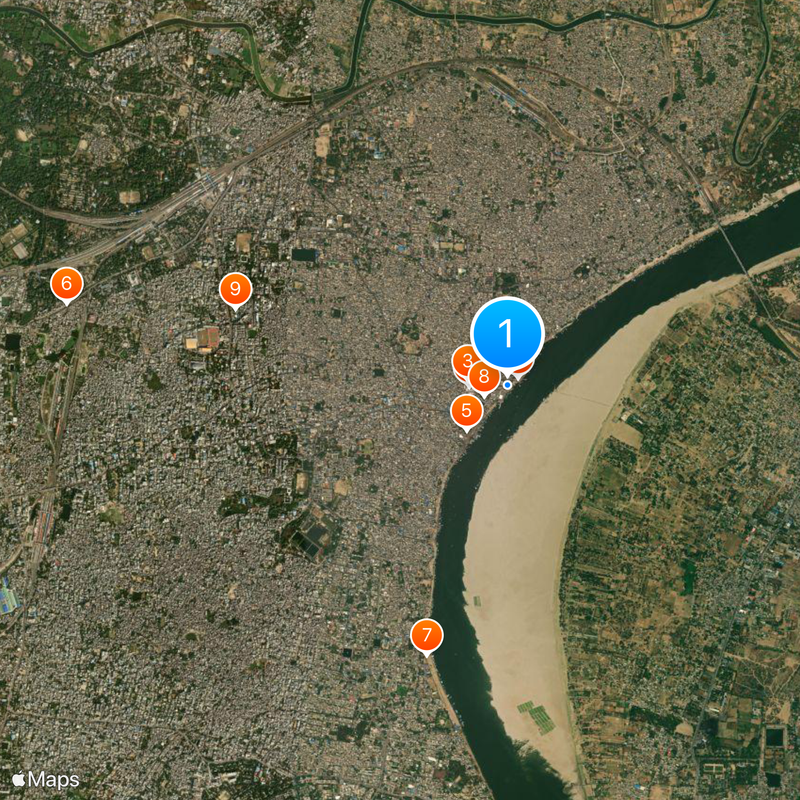 Manikarnika Ghat Carte