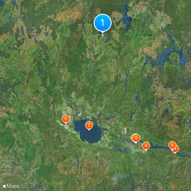 Saguenay–Lac-Saint-Jean Carte