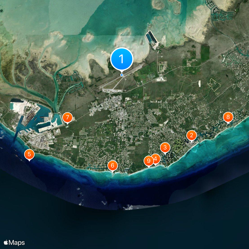 Grand Bahama International Airport Map