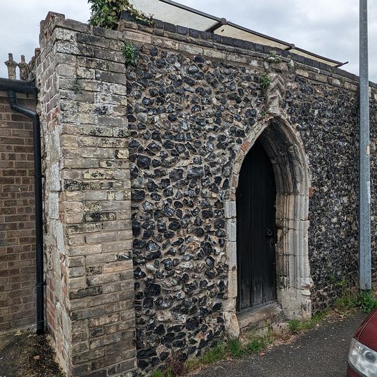 Doorway In Garden Wall South East Of Number 9