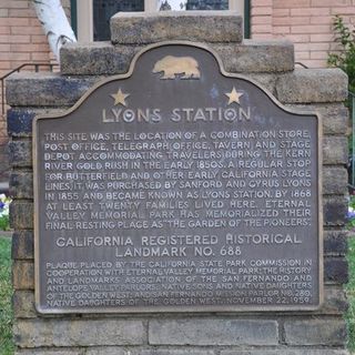 Lyons Station Stagecoach Stop