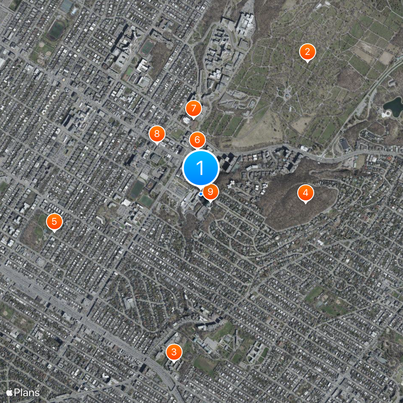 Saint Joseph's Oratory Map