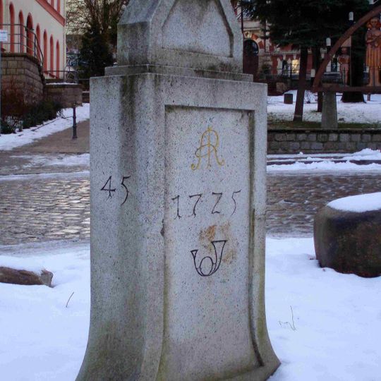 Polish-Saxon Post Milestone Neustädtel