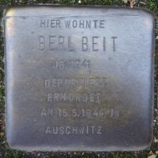 Stolperstein dedicated to Berl Beit
