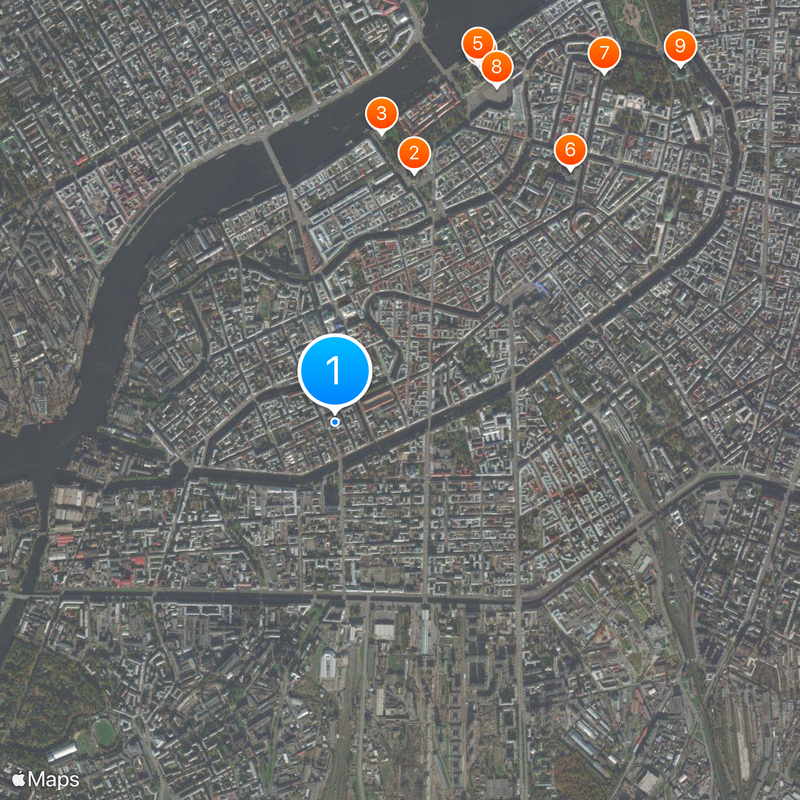 Admiralteysky District Map
