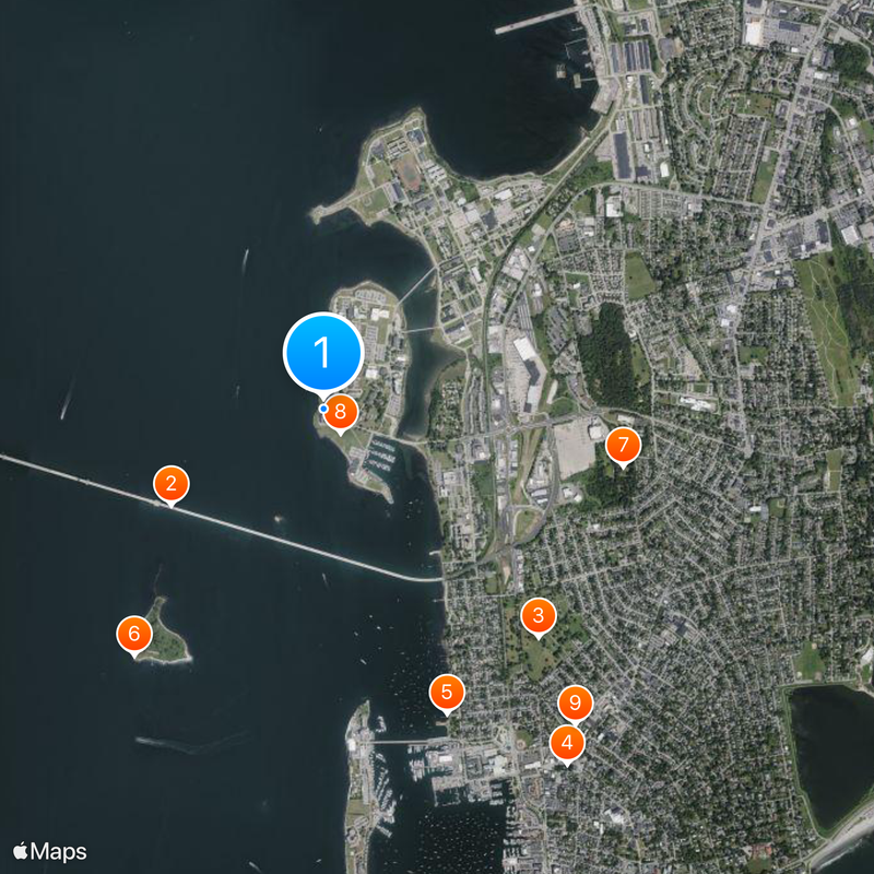 Naval War College Map