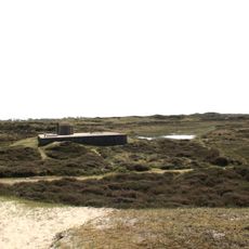 Batterij Den Hoorn: voormalige geschutopstelling met munitiedepot, munitielift en afwachtingsruimte voor manschappen