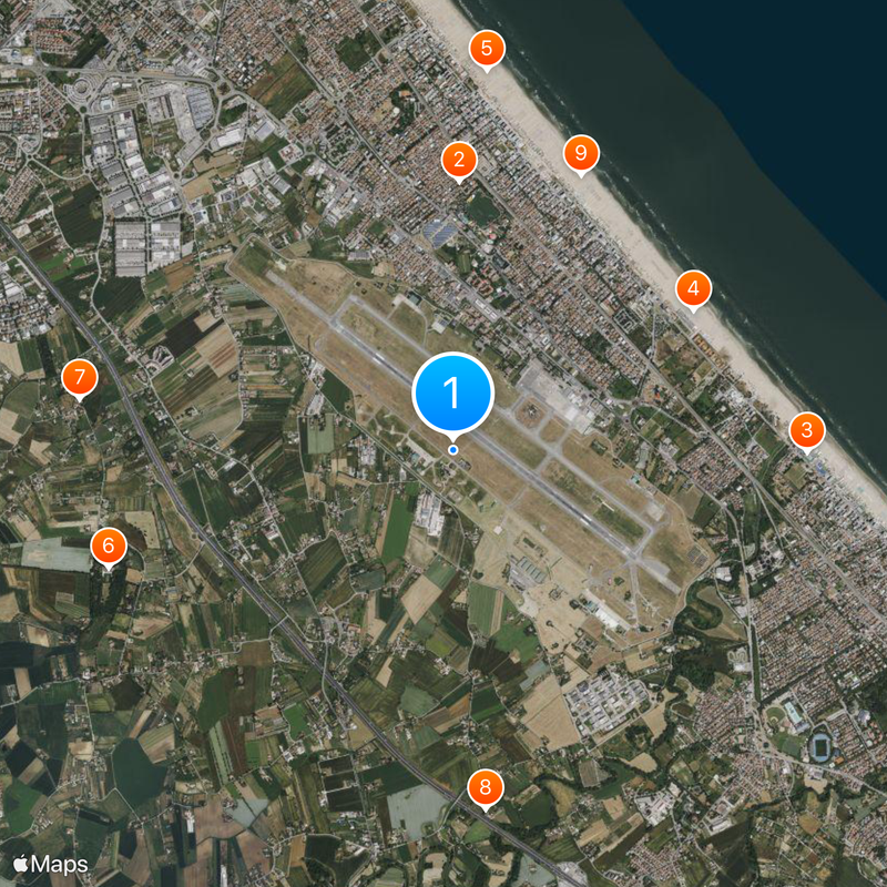 Federico Fellini International Airport Map