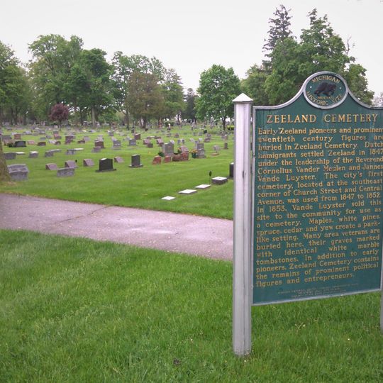 Zeeland Cemetery Historical Marker