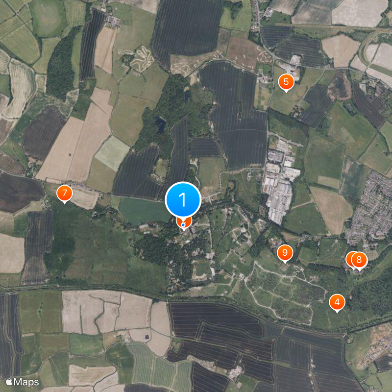 Port Lympne Wild Animal Park Mappa