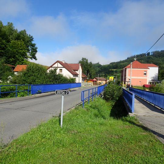 Most silnice III/05726 v Bystřičce přes Růžďku