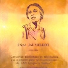 Plaque à Irène Jaumillot