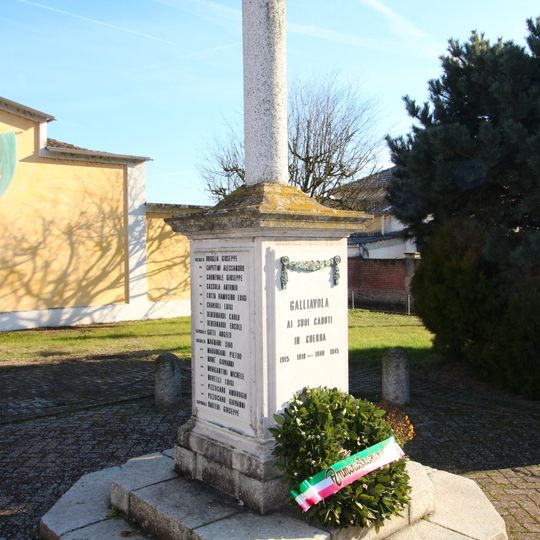 Monumento ai caduti di Galliavola