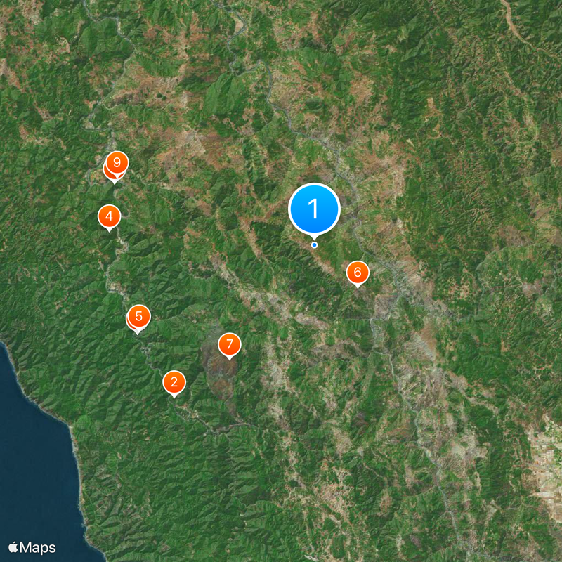 Emerald Triangle Map