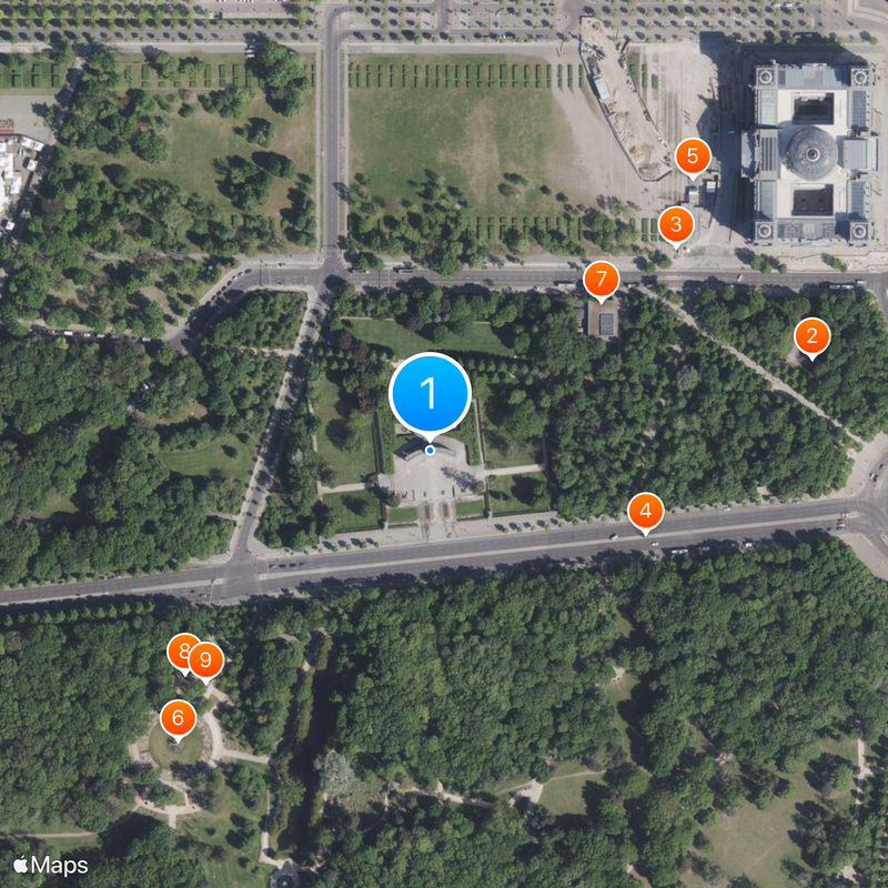 Sowjetisches Ehrenmal Mappa