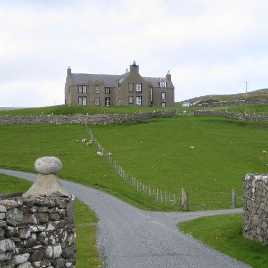 Designed landscape at Lunna House