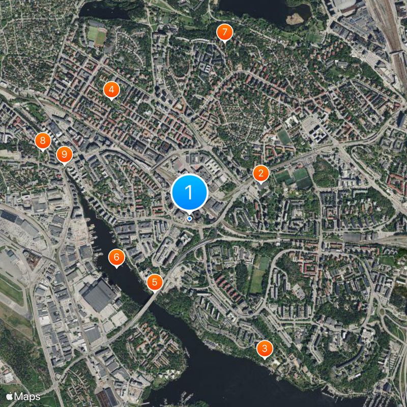 Swedish Public Employment Service Map