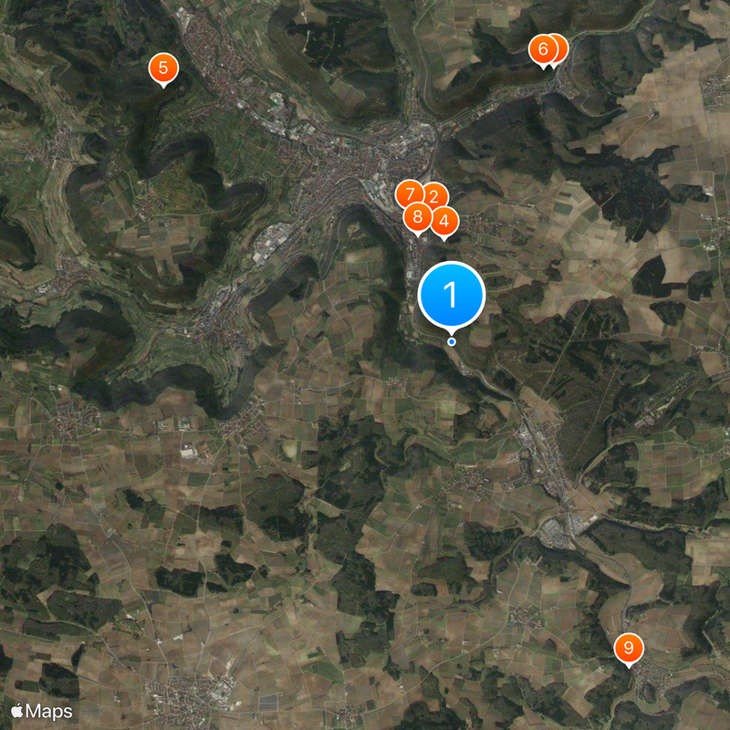 Geislinger Steige Mappa