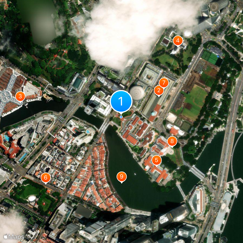 Raffles Girls' School Map