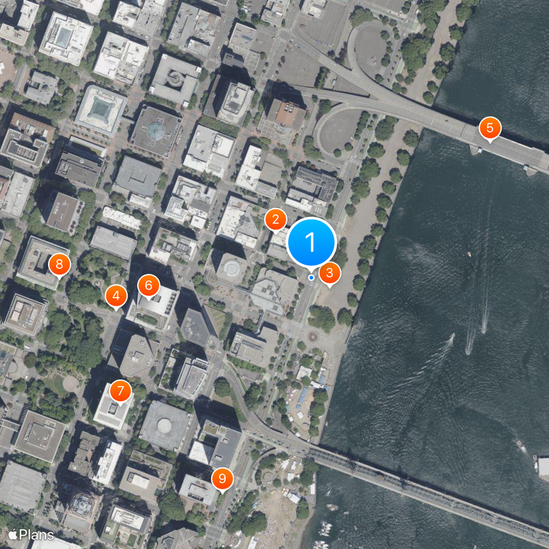 Mill Ends Park Carte