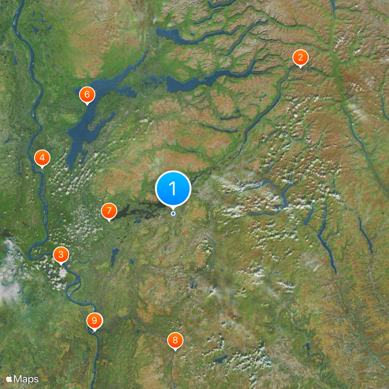 Siberian Traps Map