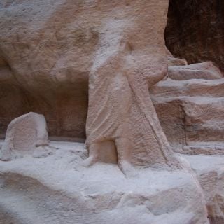 Dromedary relief in Siq, Petra