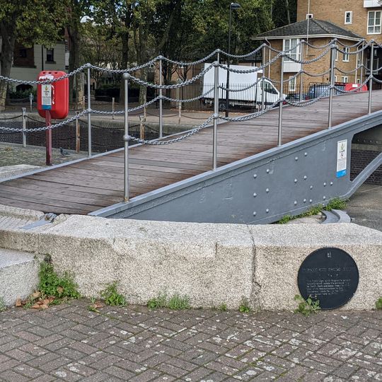 Swing Bridge Over Cutting Between Greenland Dock And Norway Dock