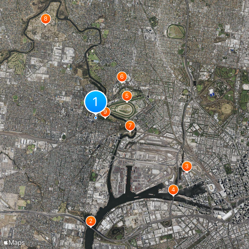 Victoria University Map
