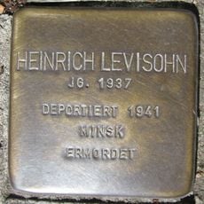 Stolperstein en memoria de Heinrich Levisohn
