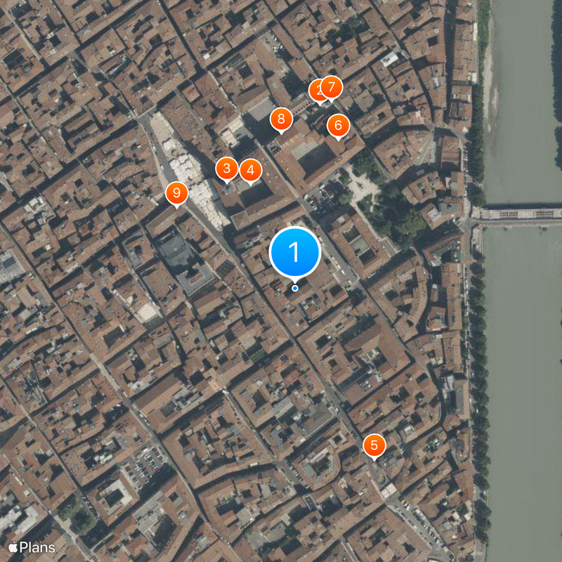 Casa di Giulietta Kaart