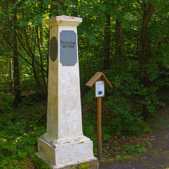 Border column by Teplice nad Metují