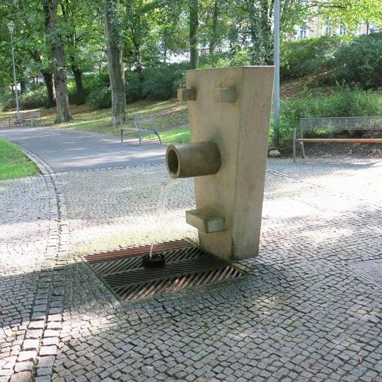 Fontána 6 v Městských sadech v Ústí nad Labem