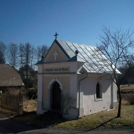 Kaple severně od Bělé nad Radbuzou