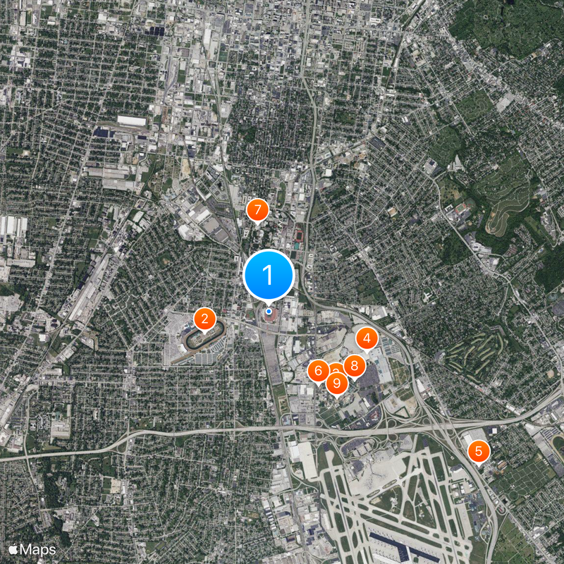 L&N Federal Credit Union Stadium Map