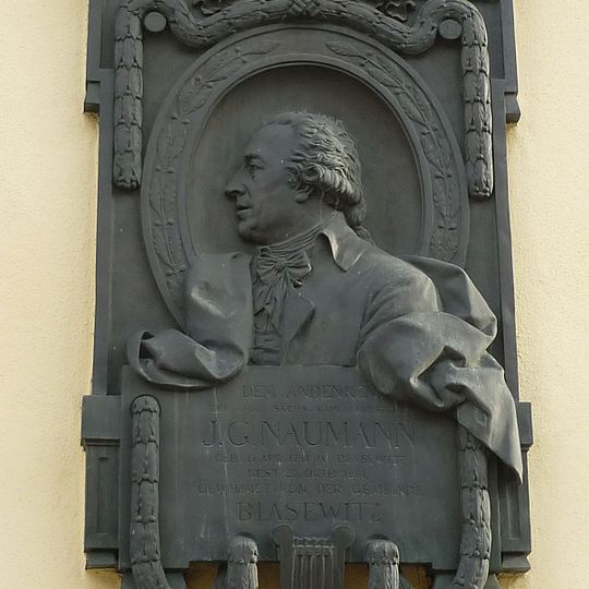 Gedenktafel für Johann Gottlieb Naumann