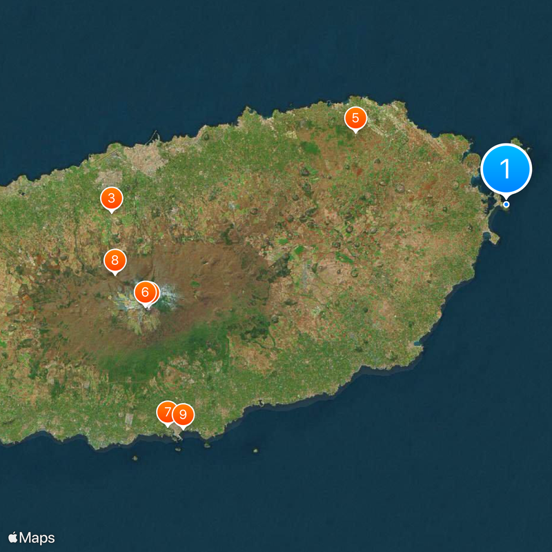 Seongsan Ilchulbong Mapa