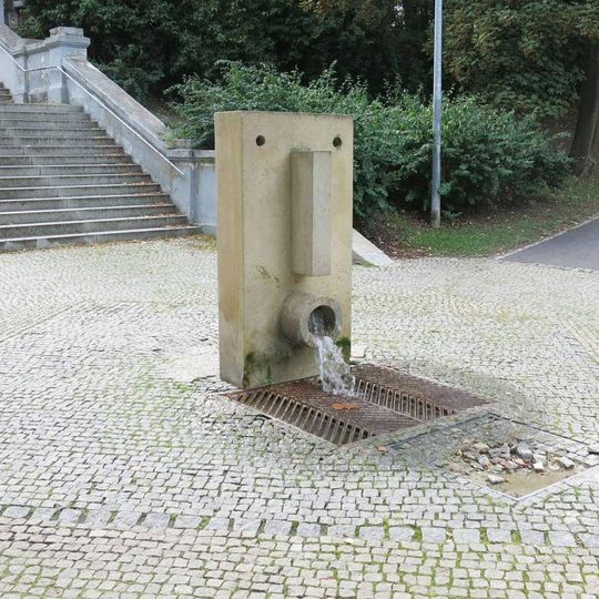 Fontána 3 v Městských sadech v Ústí nad Labem