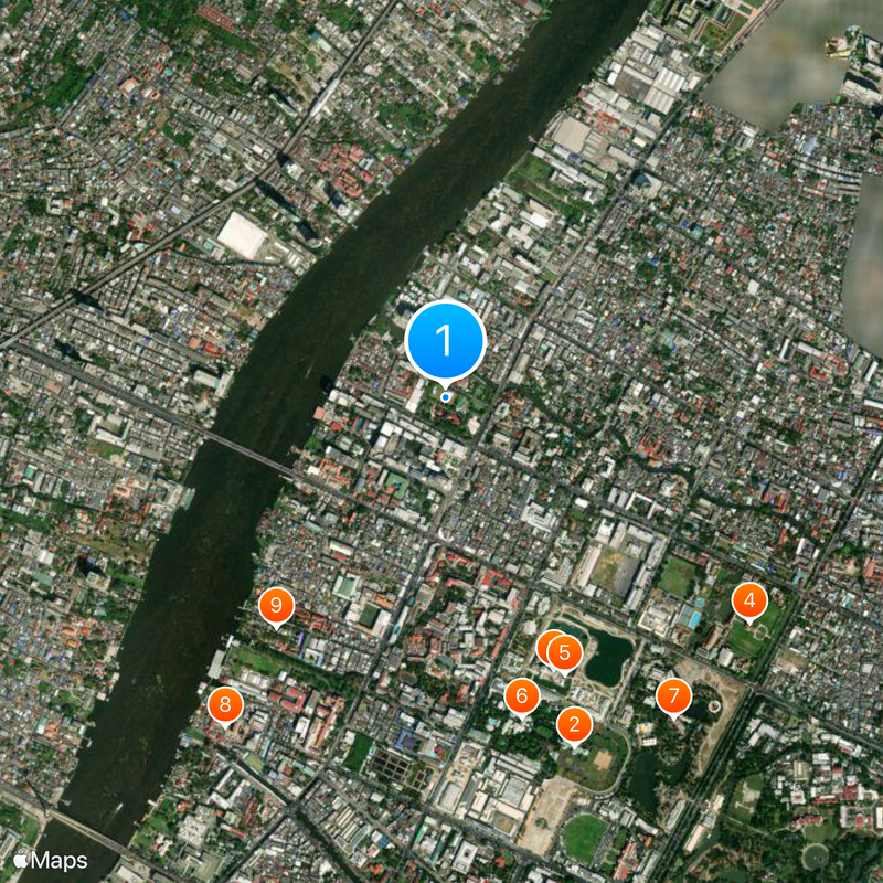 Sukhothai palace Mappa