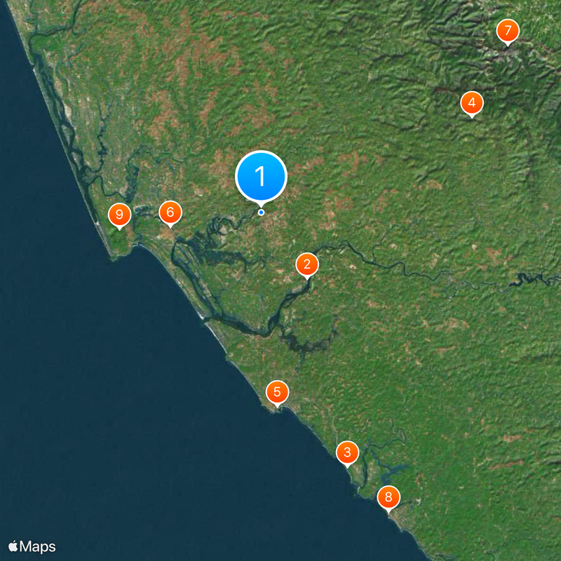 Rajarajeshwara Temple Karte