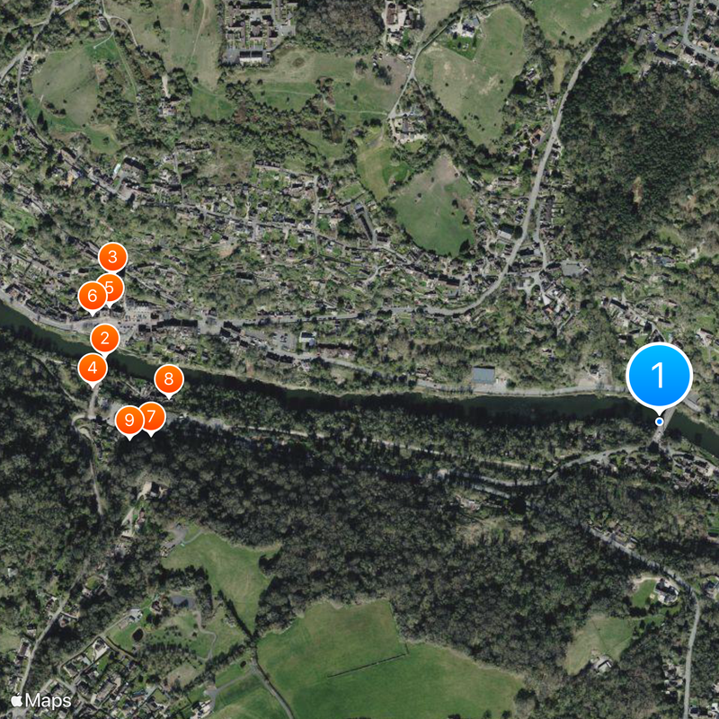 Gola di Ironbridge Mappa