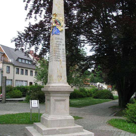 Postmeilensäule in Bischofswerda