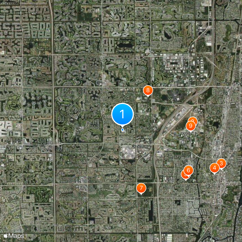 Pine Crest School Map